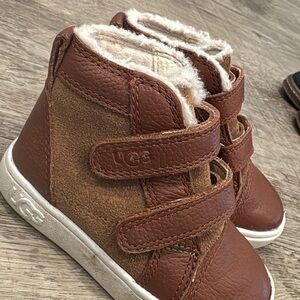 UGG Tan and Brown Kids Boots